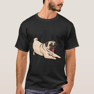 Süßer Pug-Vektor Klassisch 362 T-Shirt