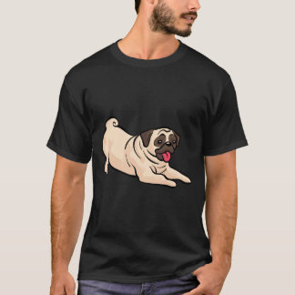 Süßer Pug-Vektor Klassisch 362 T-Shirt