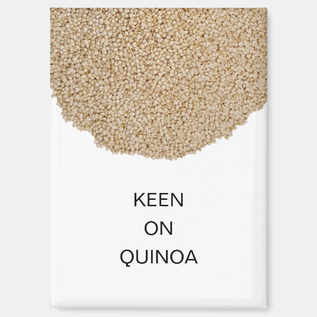 Süßer Quinoa-Kühlschrank-Magnet Magnet (Vorderseite)
