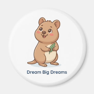 Süßer Quokka-Magnet zum Inspirieren Magnet