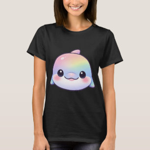 Süßer Regenbogen Pastell Kawaii Babyhai T-Shirt