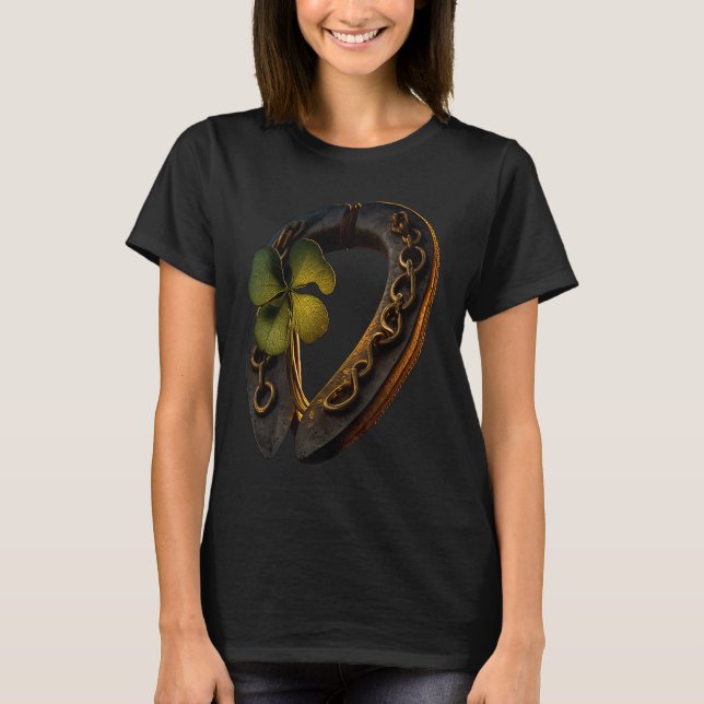Süßer Reiter Pferde T-Shirt (Vorderseite)
