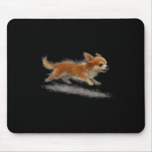 Süßer rennender Hund, lustiger Chihuahua-Renn-Art- Mousepad
