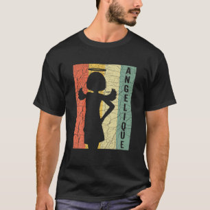 Süßer Retro-Vintage-Anime-Engel Angelique Französi T-Shirt