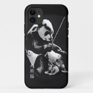 Süßer Riesen-Panda-Bär spielt mit Bambusblättern Case-Mate iPhone Hülle
