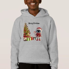 süßer Roboter Weihnachts-Tech Hoodie