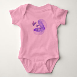 Süßer rosa Baby-Body | Baby-Outfit Baby Strampler