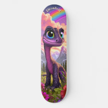 Süßer Rosa Dinosaurier Kinder Fantasy Kunst