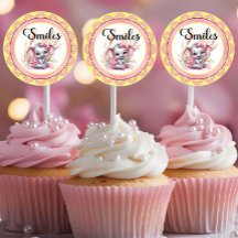 Süßer Rosa Elefant - Erdnuss Lächelt