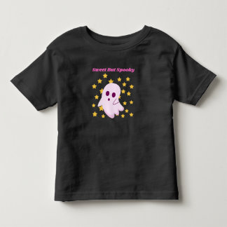 Süßer rosa Geist Süß aber gruseliges Halloween-Des Kleinkind T-shirt