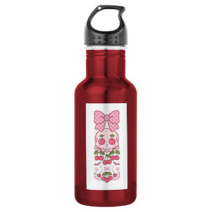 Süßer rosa Halloween-Totenkopf-Wasserflasche - Kaw Edelstahlflasche