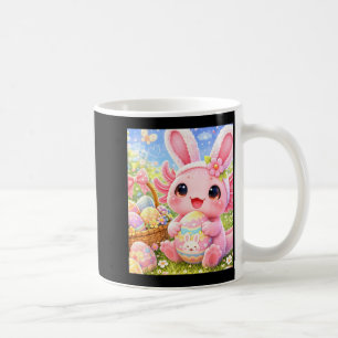 Süßer rosa Osterhase Axolotl  Kaffeetasse