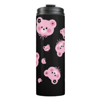 Süßer Rosa Teddybär-Thermal-Tumbler  Thermosbecher