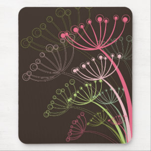 Süßer rosa wunderlicher Löwenzahn-schicke Mousepad