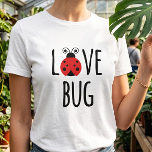 Süßer roter Marienkäfer - Valentinstag Love Bug T-Shirt
