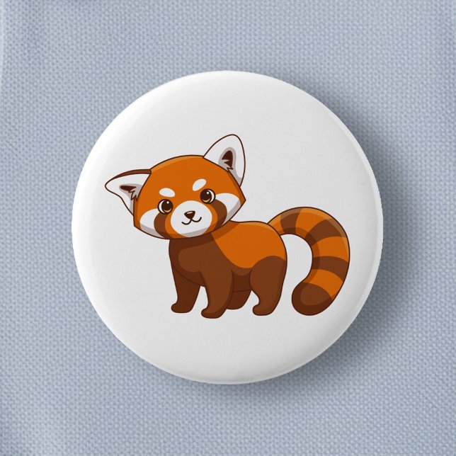 Süßer Roter Panda Button (Von Creator hochgeladen)