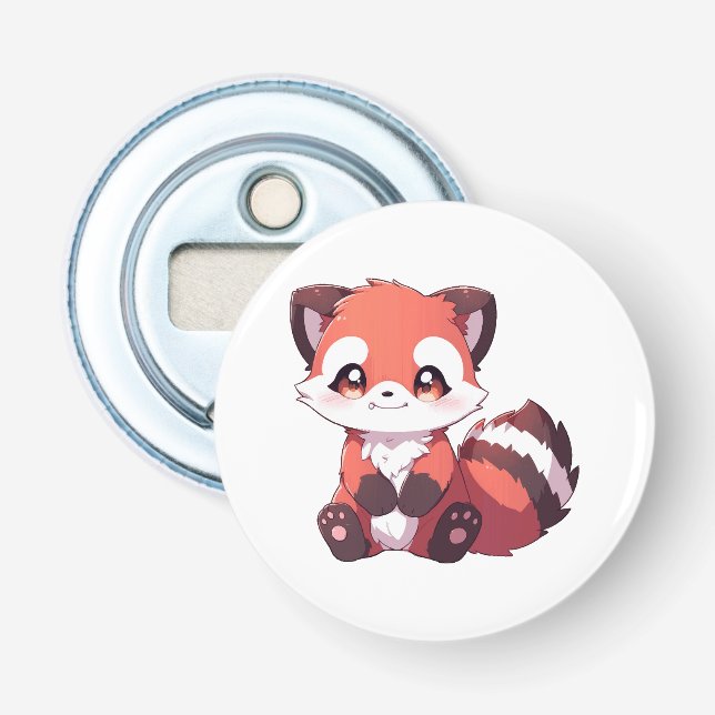  süßer Roter Panda Flaschenöffner (Vorderseite)