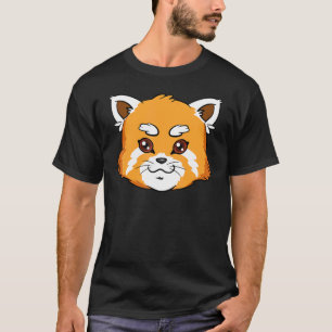 Süßer Roter Panda Gefährdeter Roter Katzenbär Wild T-Shirt