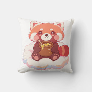 Süßer Roter Panda Kissen