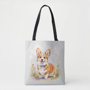 Süßer roter Pembroke Welsh Corgi Hund