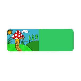 süßer roter Pilz