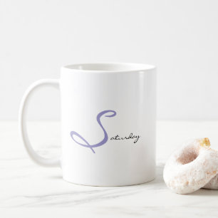 Süßer Samstag Relax & Recharge Home-Café-Dekor Kaffeetasse