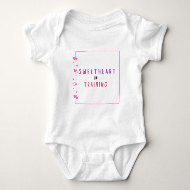 Süßer Schatz in Ausbildung Baby Strampler (Vorderseite)