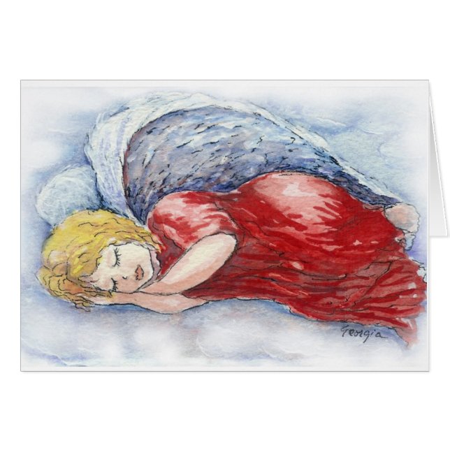 süßer schlafender Engel… (Vorderseite (Horizontal))