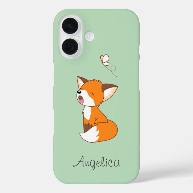 Süßer schlafender kleiner Fuchs Case-Mate iPhone Hülle (Rückseite)
