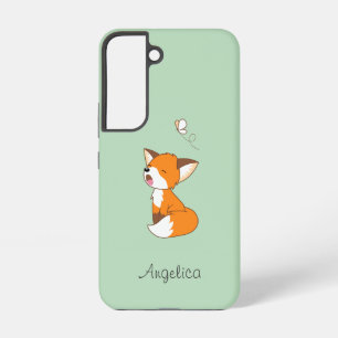 Süßer schlafender kleiner Fuchs Samsung Galaxy Hülle