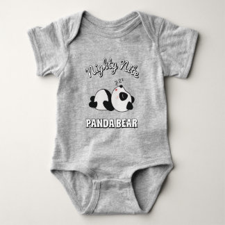 Süßer schlafender Panda Bär Baby Strampler
