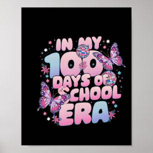 Süßer Schmetterling für Lehrer an meinen 100 Schul Poster