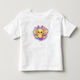 Süßer Schmetterlingscharakter – Kawaii-Schmetterli Kleinkind T-shirt