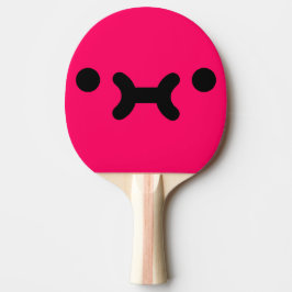Süßer Schmollmund Rosa Tischtennis Schläger
