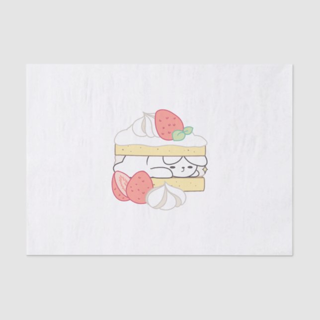 Süßer Schnaps: Buniberry Shortcake Delight Seidenpapier (Vorderseite)