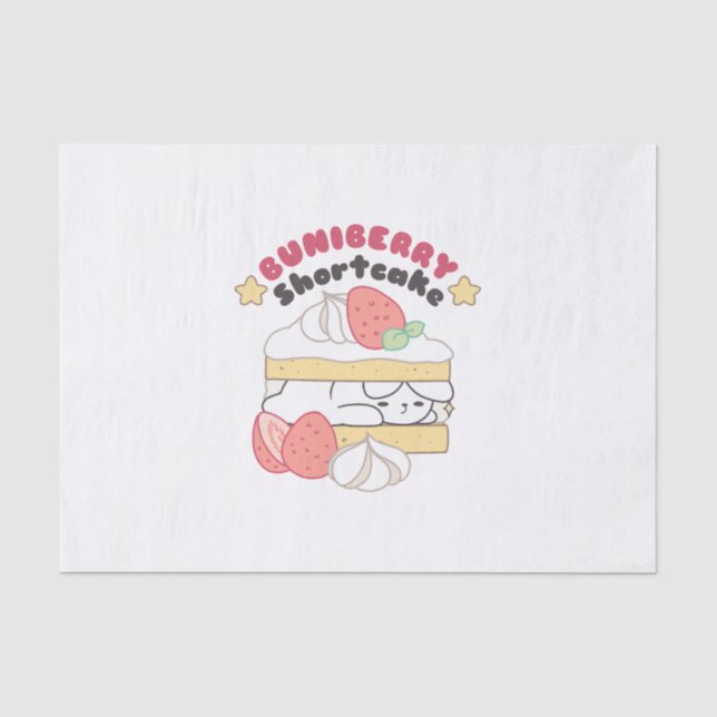 Süßer Schnaps: Buniberry Shortcake Delight Seidenpapier (Vorderseite)