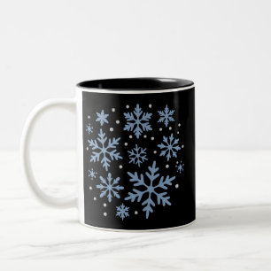 Süßer Schneeflocken-Weihnachten Winter Feiertag Ge Zweifarbige Tasse