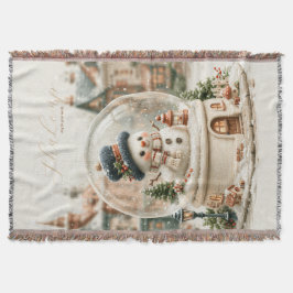 Süßer Schneemann-Schneekugel Decke