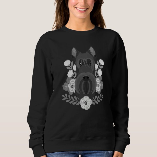Süßer Schottischer Terrier für Männer Frauen Scott Sweatshirt (Vorderseite)