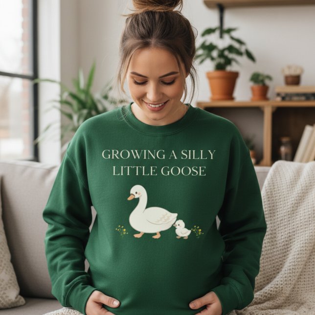 süßer Schwangerschafts-Sweater Growing a Silly Lit Sweatshirt (Von Creator hochgeladen)