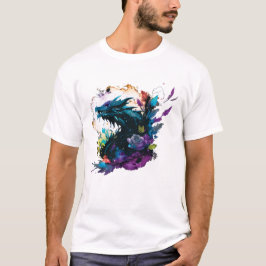 Süßer schwarzer Drache T-Shirt