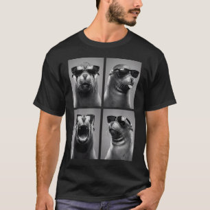 Süßer Seelöwe Lustiges Tier T-Shirt