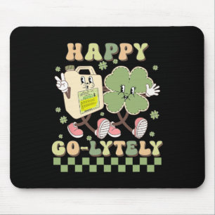 Süßer Shamrock Happy Go-lytely Lustiger Gi Kranken Mousepad