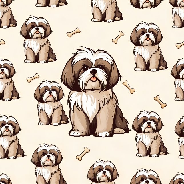 Süßer Shih Tzu  Socken (Cute Pattern Design!)