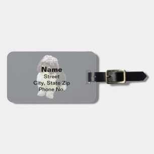 Süßer Shih Tzu Welpe Gepäckanhänger