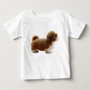 Süßer Shih Tzu Welpe isoliert Baby T-shirt