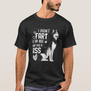 Süßer sibirischer Husky-Hund pupst nicht Welpe T-Shirt
