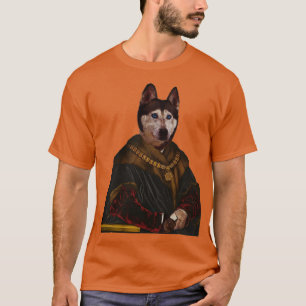 Süßer Sibirischer Husky unterscheidet königliche H T-Shirt