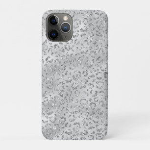 Süßer silberner Gepard Leopard-Hautdruck-Muster Case-Mate iPhone Hülle