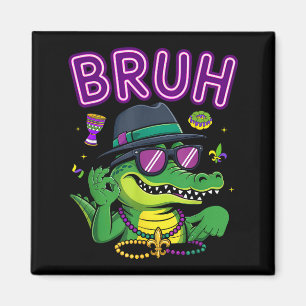 Süßer Six Seven Bruh Mardigator Alligator Magnet